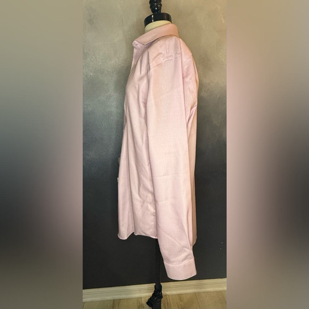 Calvin Klein Infinite Non-Iron Dress Shirt – Pink – Size 16½ 36/37 NWT! - Picture 7 of 10